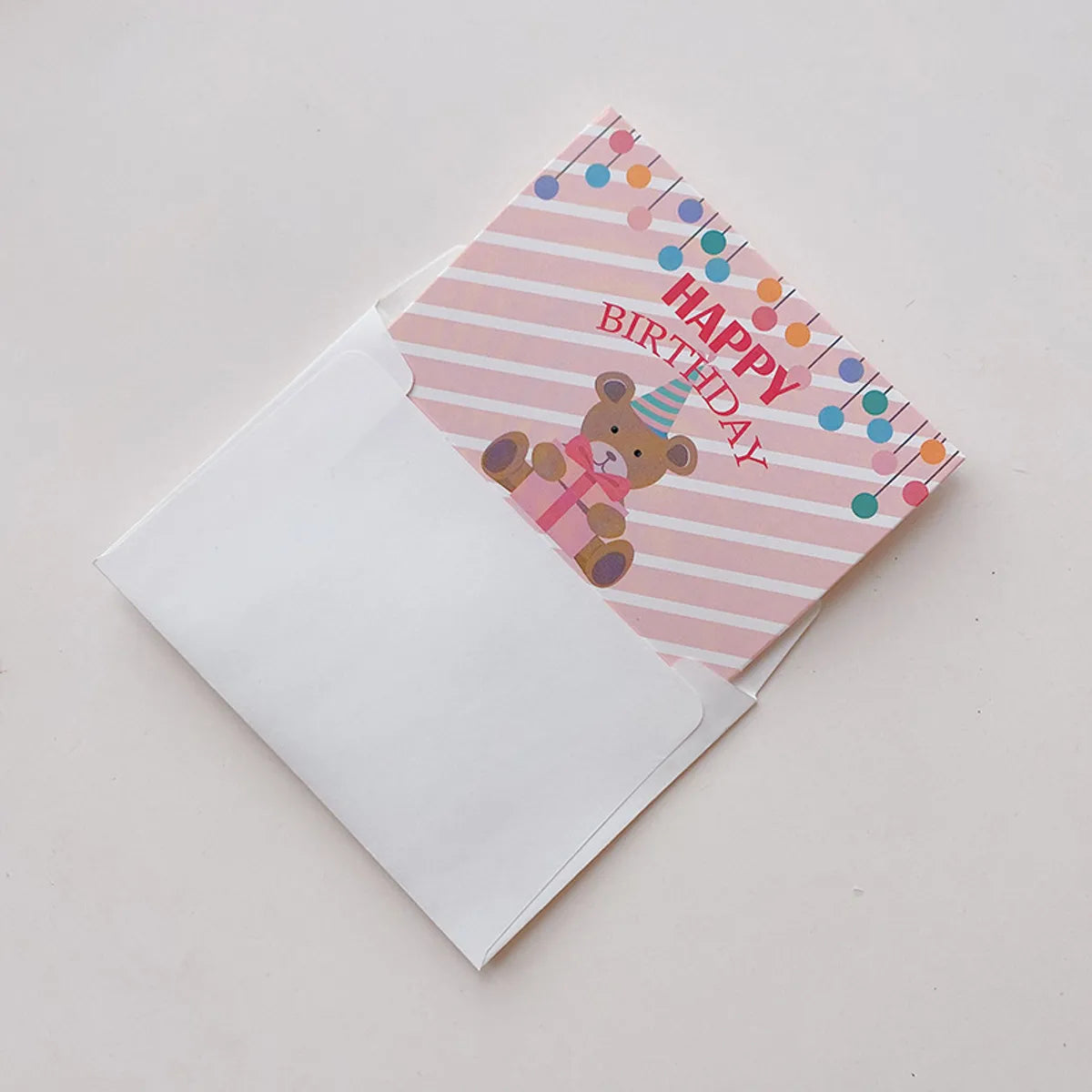 Sweet Lettering Birthday Party Paper Bronzing Cards