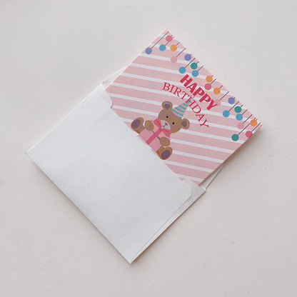 Sweet Lettering Birthday Party Paper Bronzing Cards