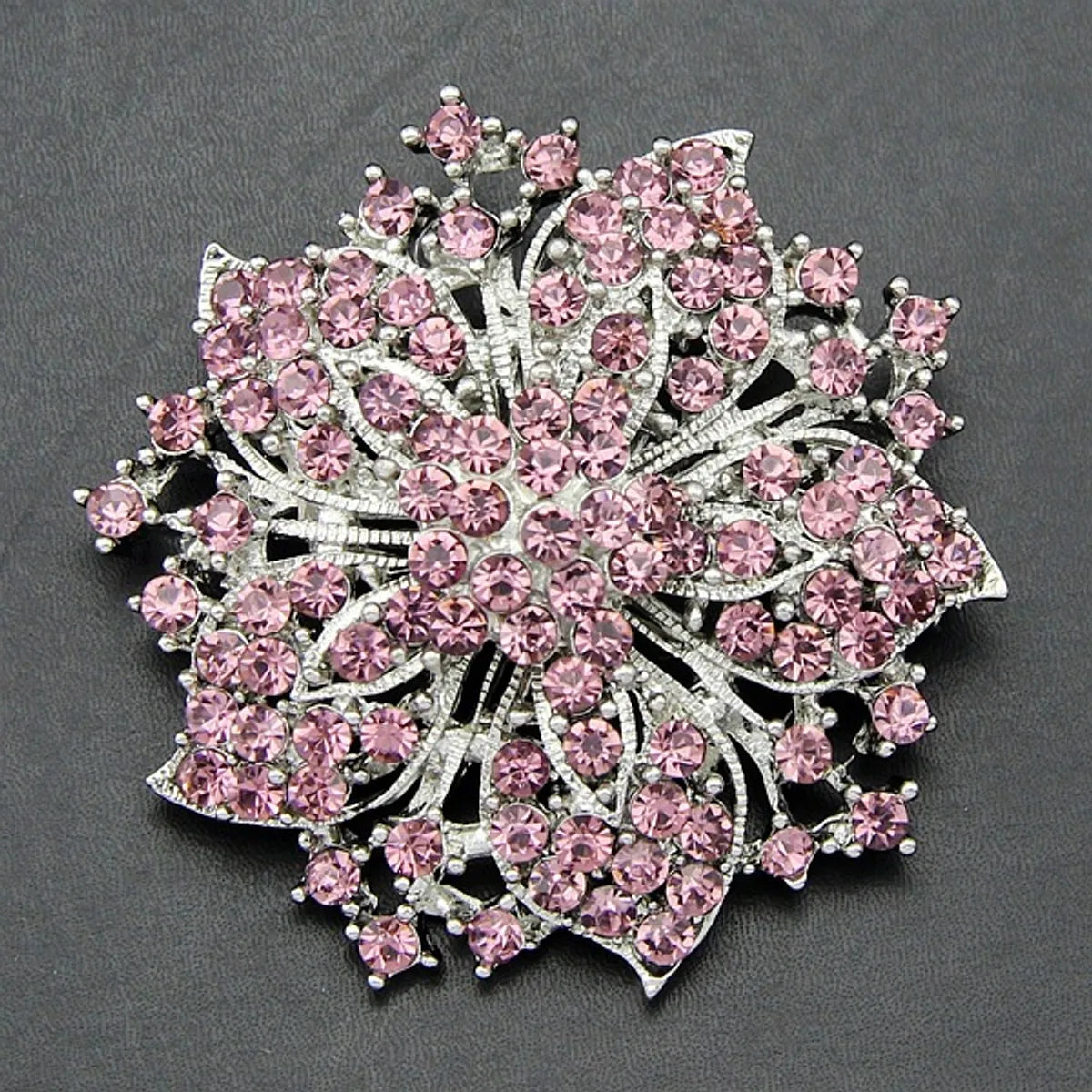 Fashion Flower Rhinestone Women'S Brooches