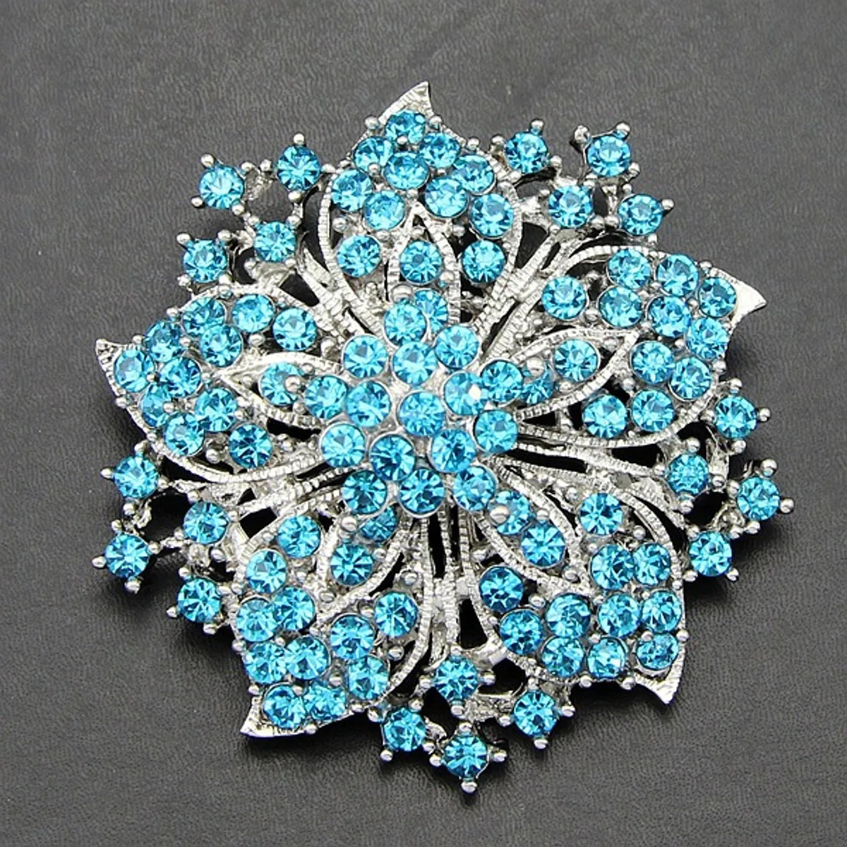 Fashion Flower Rhinestone Women'S Brooches