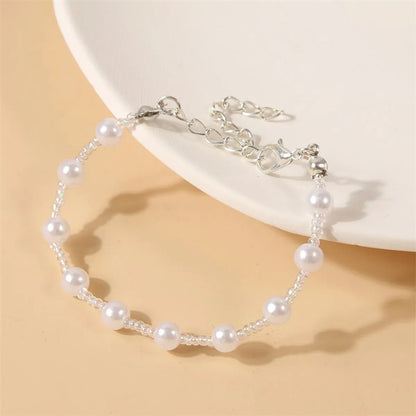 Crystal Pearl Bracelet