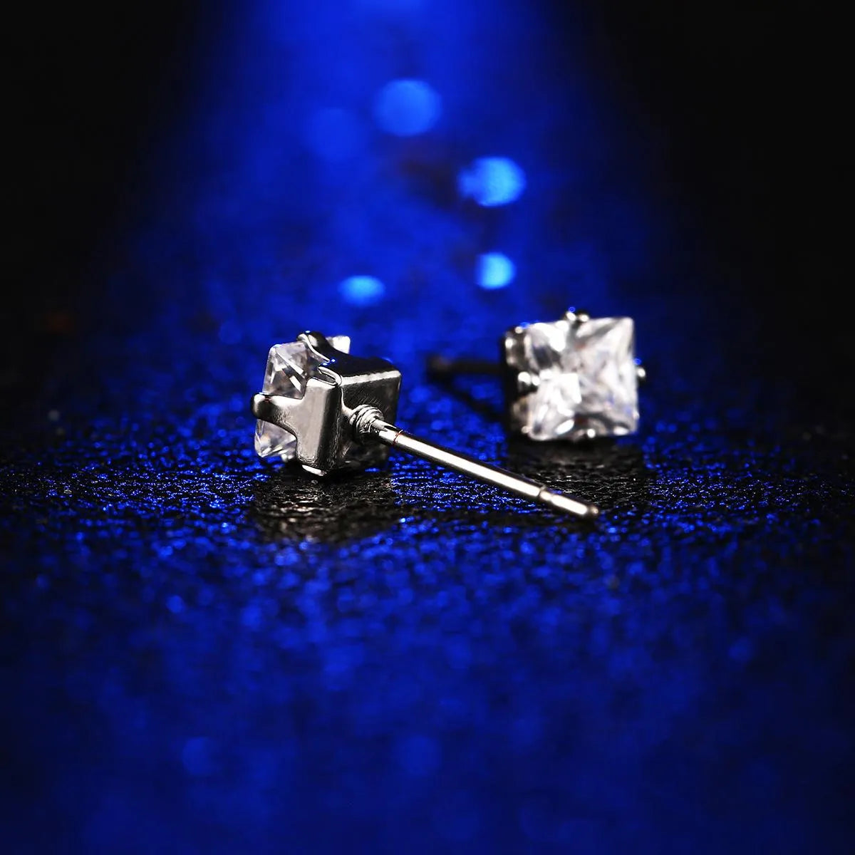 Cubic Zirconia Earring Crown Diamond Stud Earrings