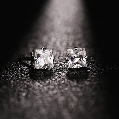 Cubic Zirconia Earring Crown Diamond Stud Earrings