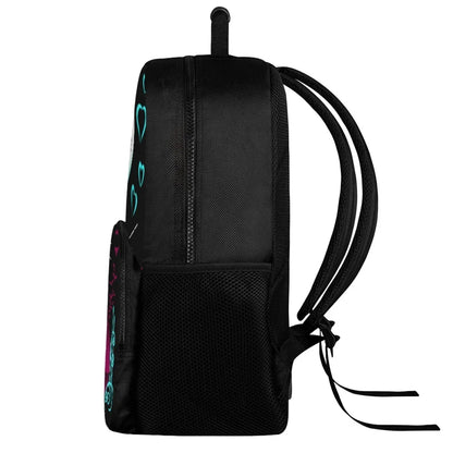 Customized Color Block Casual Daily Laptop Backpack