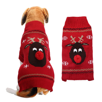 Cute Acrylic Christmas Cartoon Pet Clothing