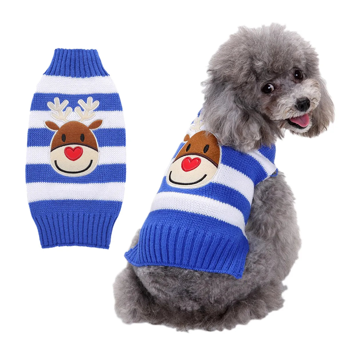 Cute Acrylic Christmas Cartoon Pet Clothing