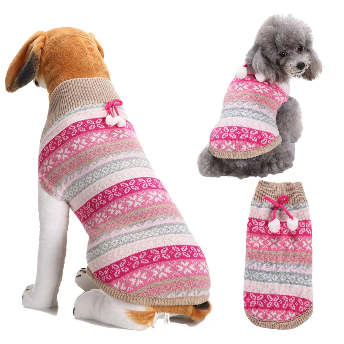 Cute Acrylic Christmas Cartoon Pet Clothing