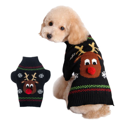 Cute Acrylic Christmas Cartoon Pet Clothing