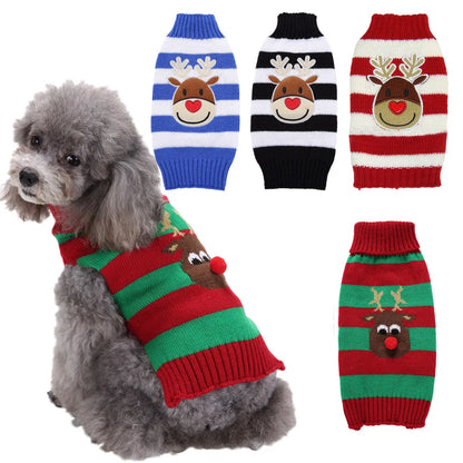 Cute Acrylic Christmas Cartoon Pet Clothing