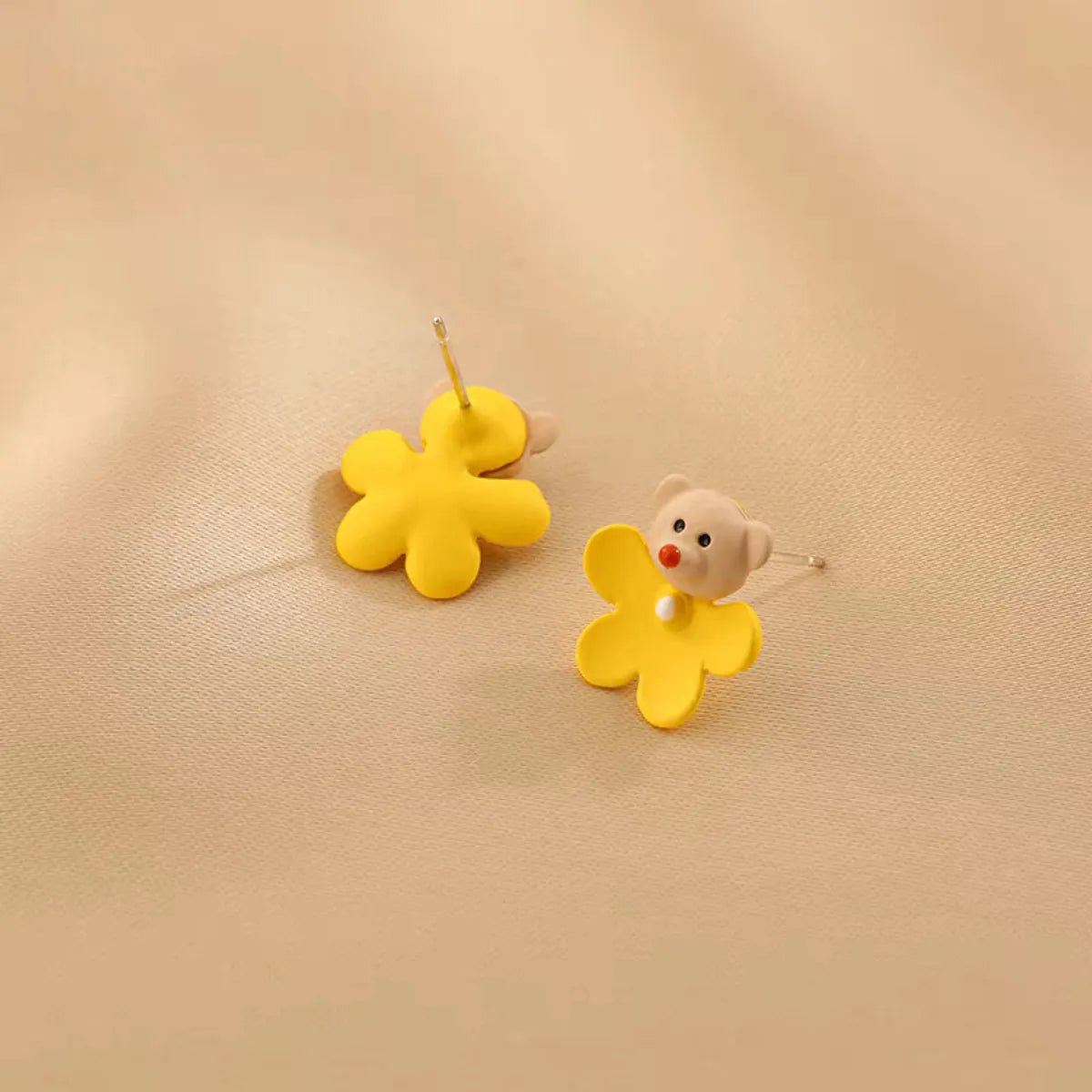 Cute Animal Alloy Enamel Earrings