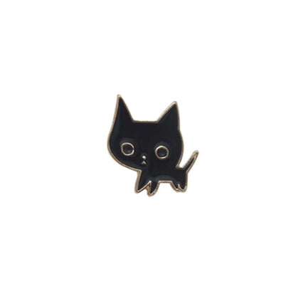 Cute Animal Alloy Metal Enamel Stoving Varnish Plating Unisex Brooches