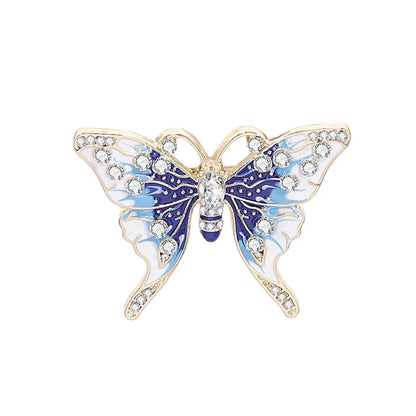 Cute Animal Alloy Plating Inlay Artificial Diamond Unisex Brooches