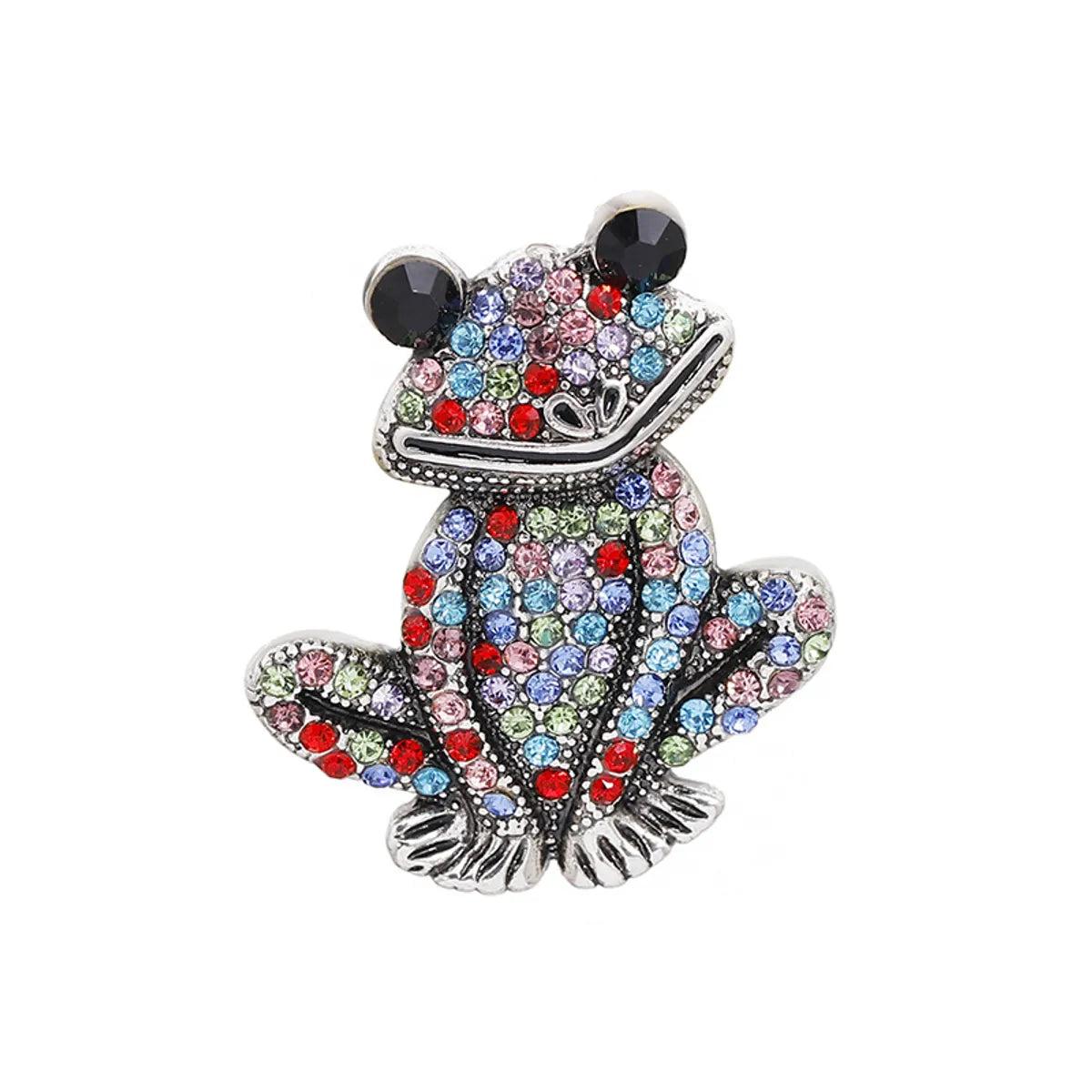 Cute Animal Alloy Plating Inlay Artificial Diamond Unisex Brooches