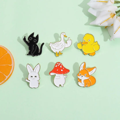 Cute Animal Alloy Plating Unisex Brooches