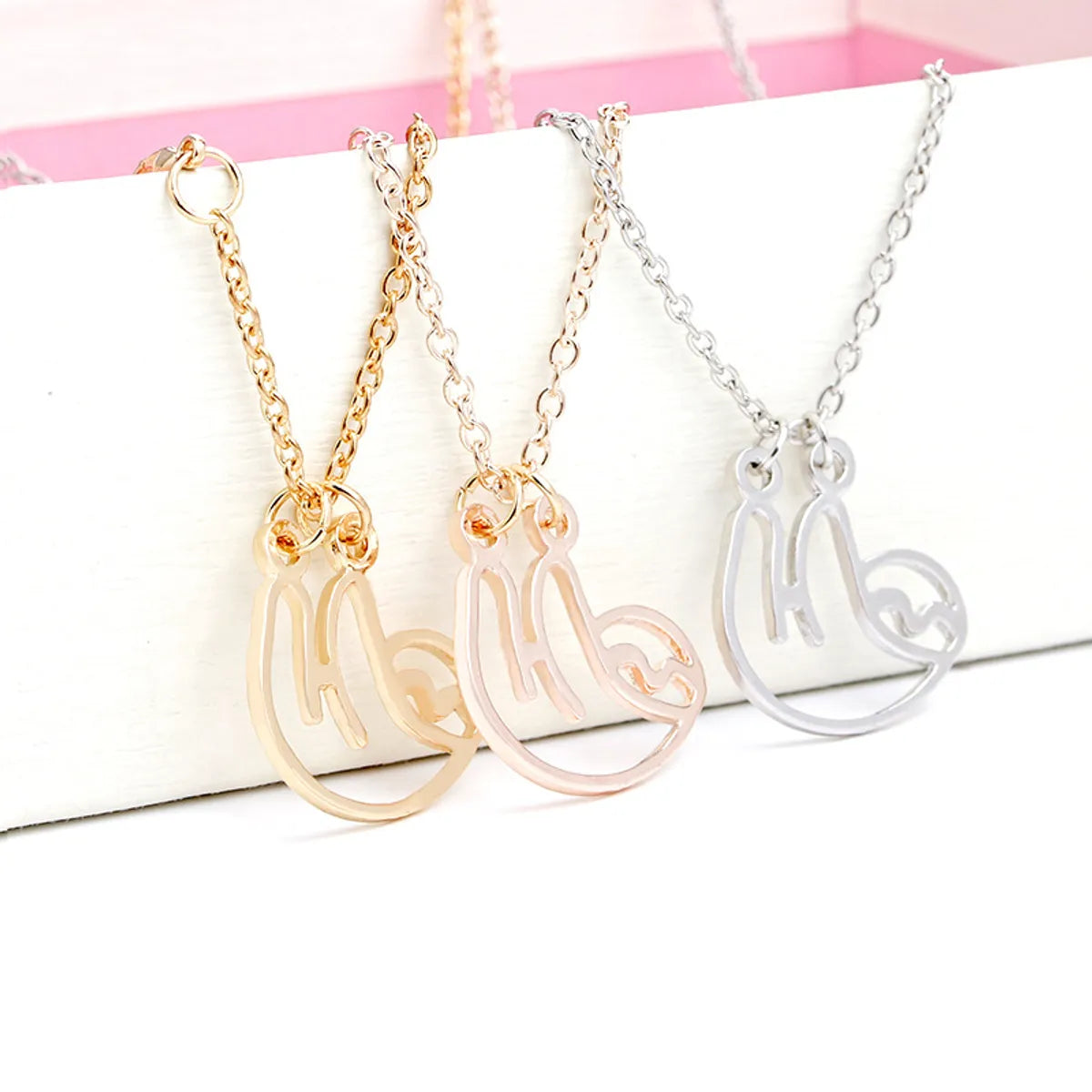 Cute Animal Alloy Plating Women's Pendant Necklace