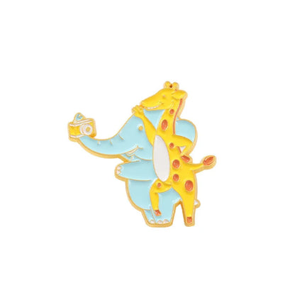 Cute Animal Alloy Stoving Varnish Unisex Brooches