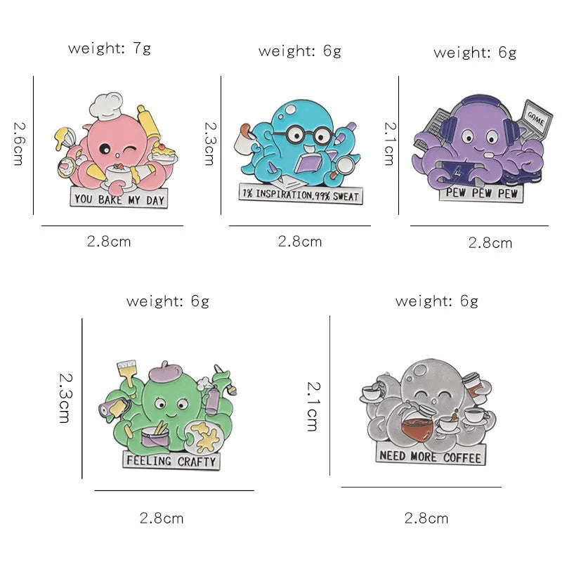 Cute Animal Alloy Stoving Varnish Unisex Brooches