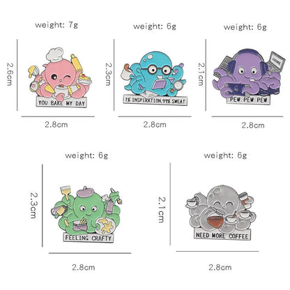 Cute Animal Alloy Stoving Varnish Unisex Brooches