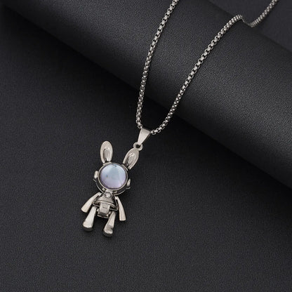 Cute Animal Alloy Titanium Steel Wholesale Pendant Necklace