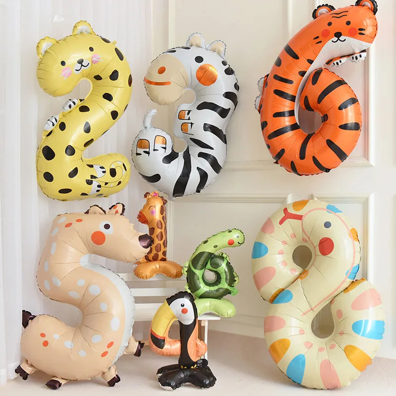 Cute Animal Aluminum Film Indoor Festival Balloons