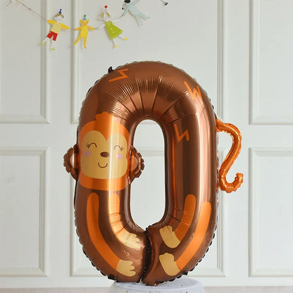 Cute Animal Aluminum Film Indoor Festival Balloons