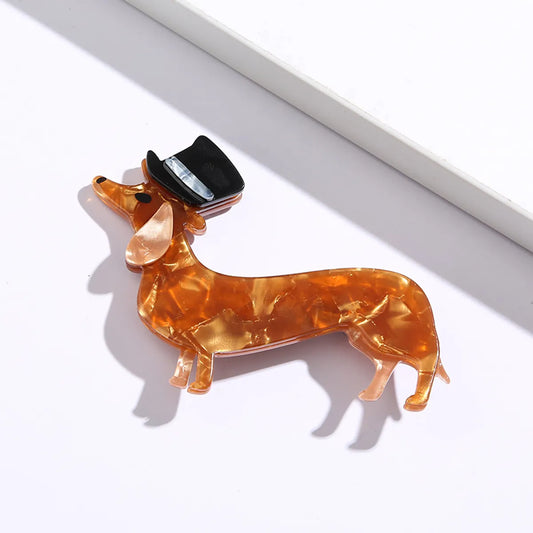 Cute Animal Arylic Unisex Brooches