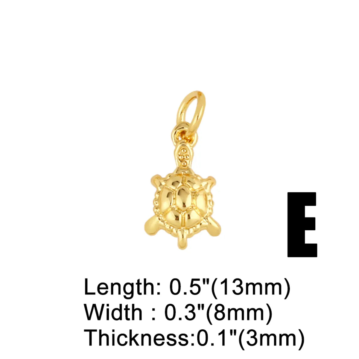 Cute Animal Bear Elk Copper Plating Inlay Zircon 18k Gold Plated Pendants Jewelry Accessories