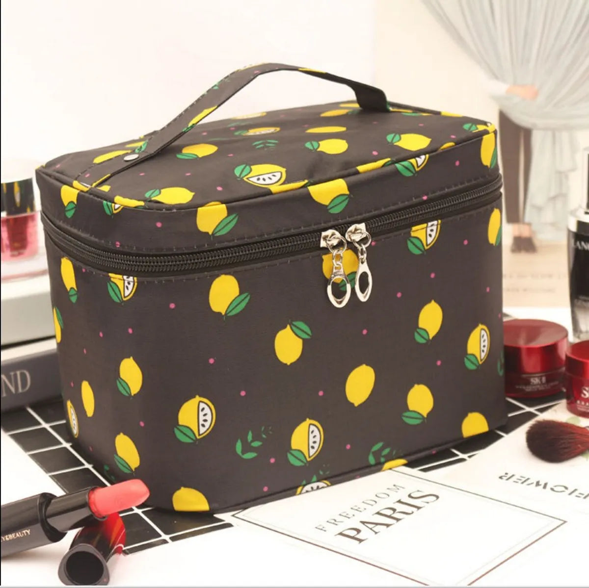 Cute Animal Canvas Square Makeup Bags