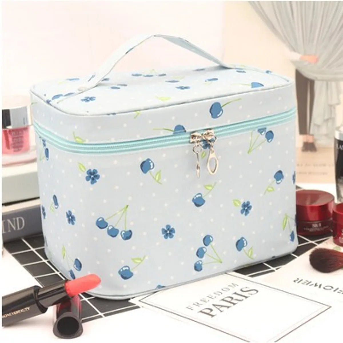 Cute Animal Canvas Square Makeup Bags