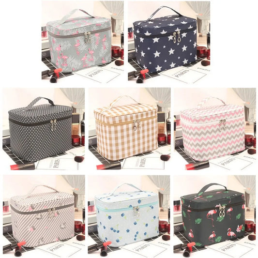 Cute Animal Canvas Square Makeup Bags