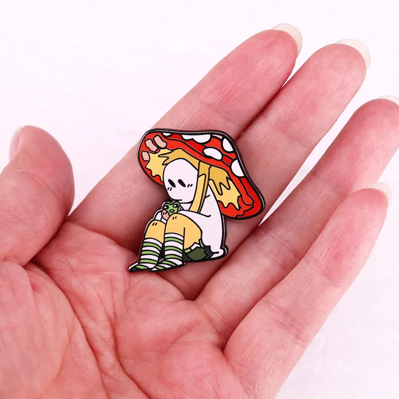 Cute Animal Cartoon Character Alloy Unisex Brooches