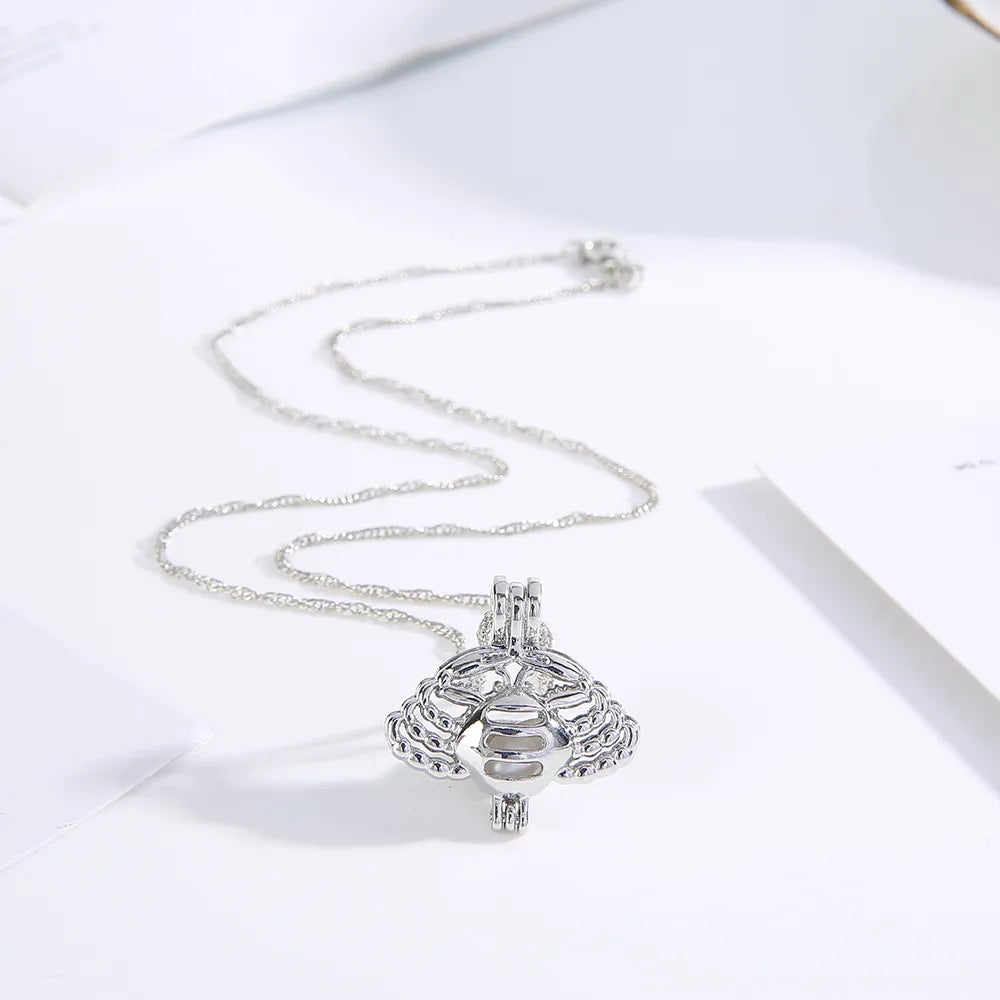 Cute Animal Deer Resin Alloy Wholesale Pendant Necklace