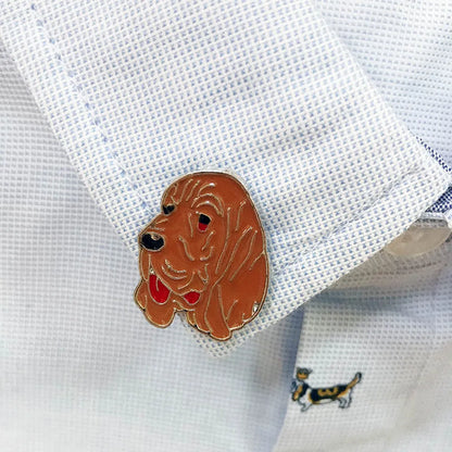 Cute Animal Dog Alloy Enamel Unisex Brooches