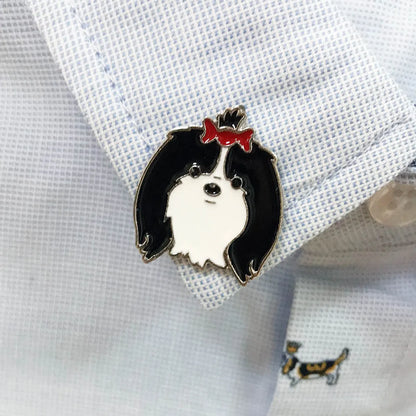 Cute Animal Dog Alloy Enamel Unisex Brooches