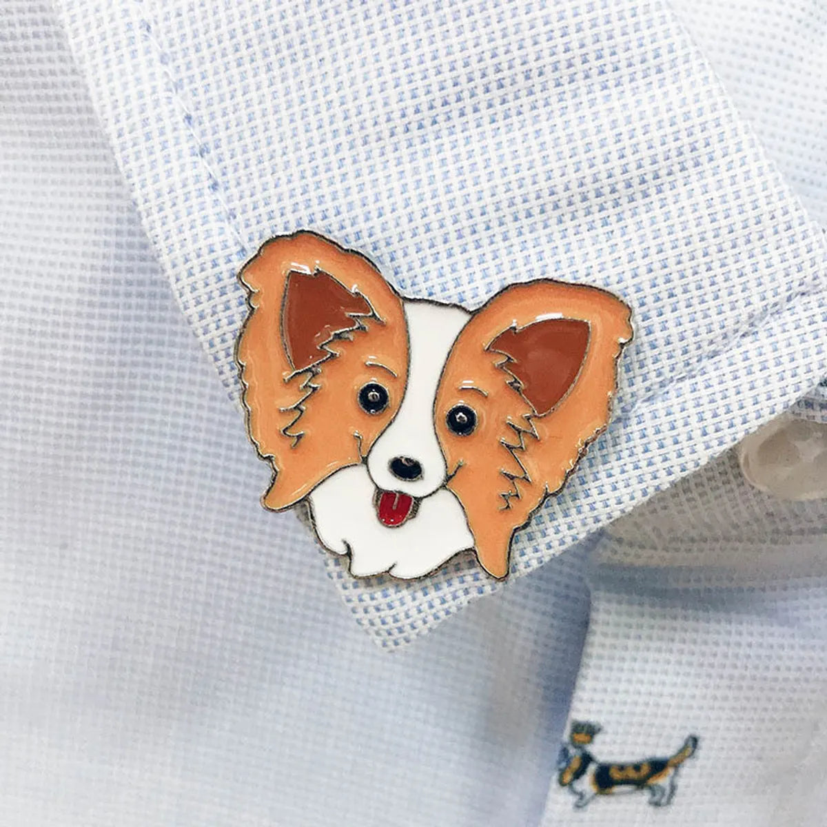 Cute Animal Dog Alloy Enamel Unisex Brooches