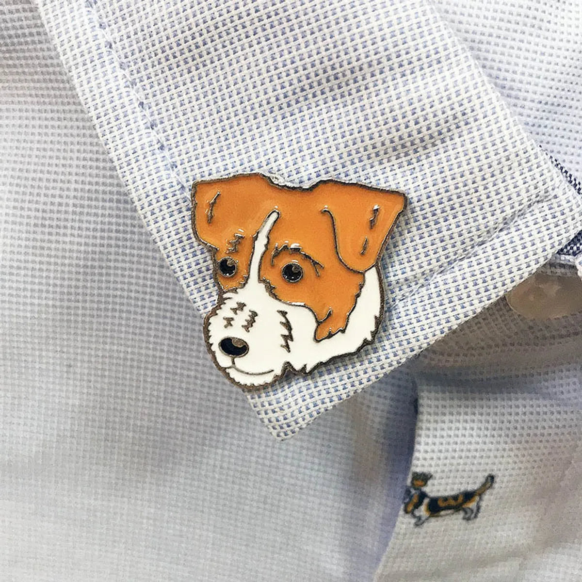 Cute Animal Dog Alloy Enamel Unisex Brooches