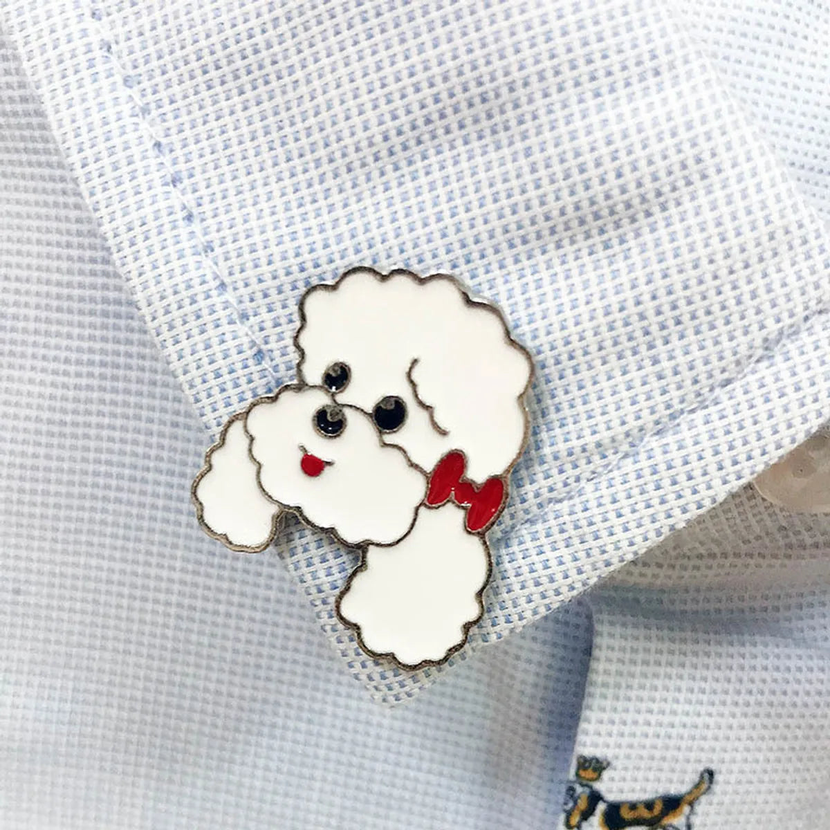 Cute Animal Dog Alloy Enamel Unisex Brooches