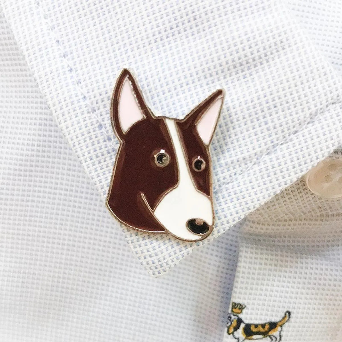 Cute Animal Dog Alloy Enamel Unisex Brooches