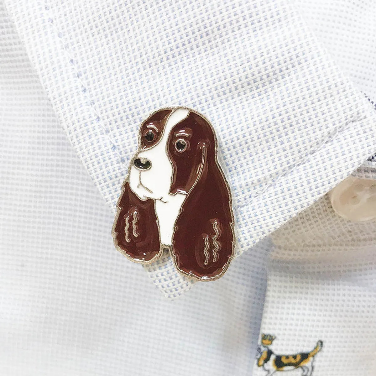 Cute Animal Dog Alloy Enamel Unisex Brooches