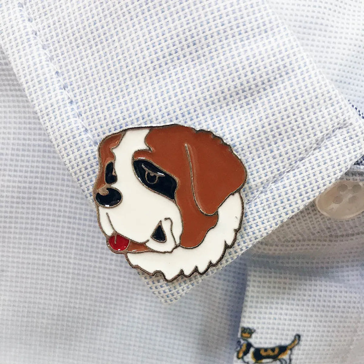 Cute Animal Dog Alloy Enamel Unisex Brooches