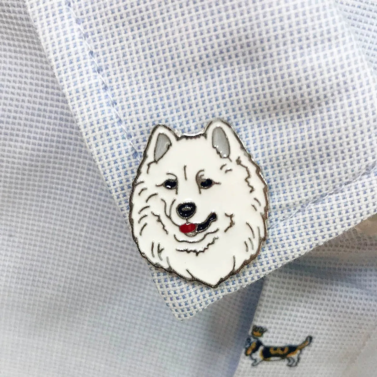 Cute Animal Dog Alloy Enamel Unisex Brooches