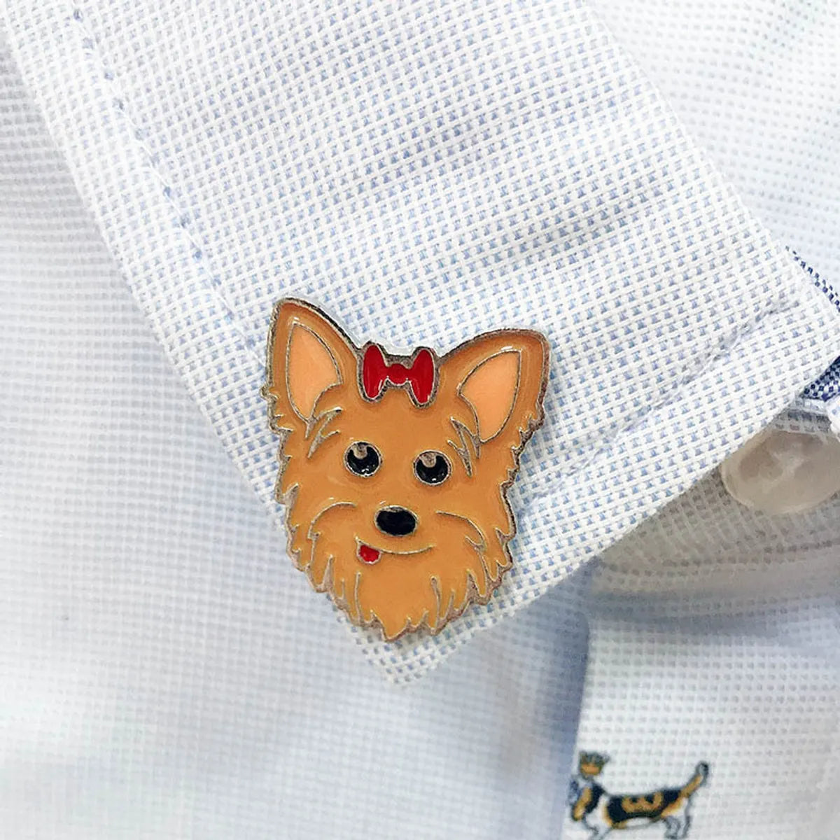 Cute Animal Dog Alloy Enamel Unisex Brooches