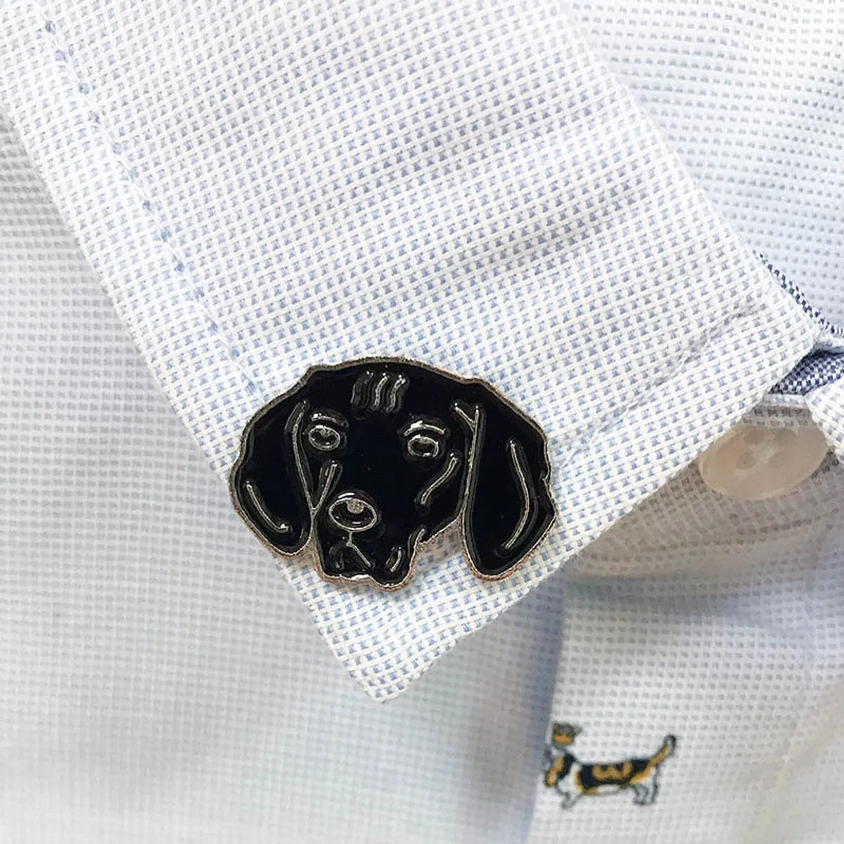 Cute Animal Dog Alloy Enamel Unisex Brooches