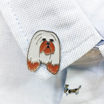 Cute Animal Dog Alloy Enamel Unisex Brooches