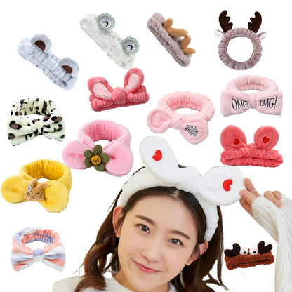 Cute Animal Flannel Fabric Hair Band