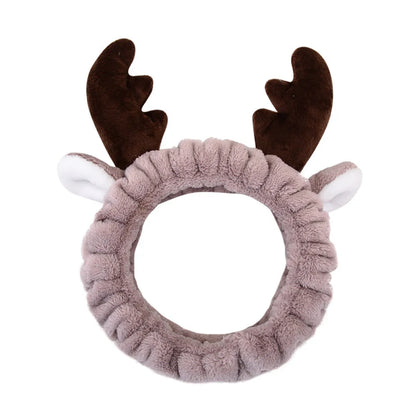 Cute Animal Flannel Fabric Hair Band