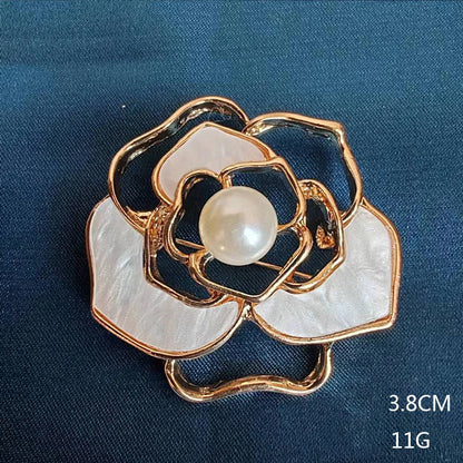 Cute Animal Flower Alloy Inlay Imitation Shell Women'S Brooches