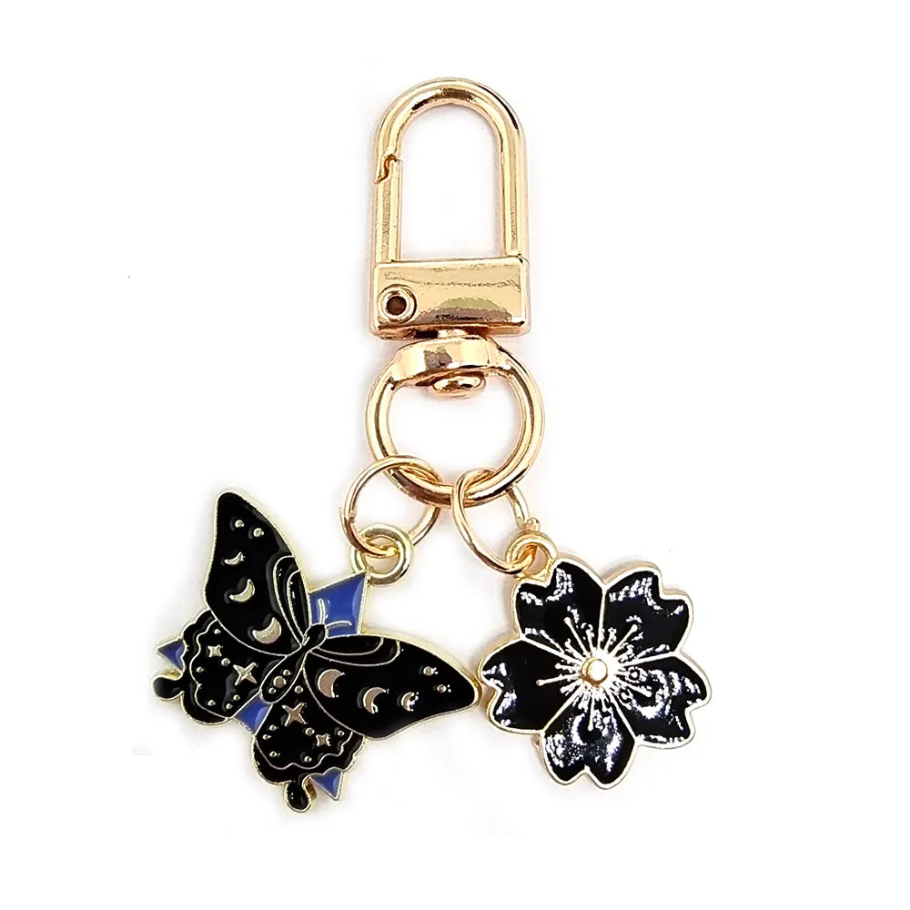 Cute Animal Flower Butterfly Alloy Keychain