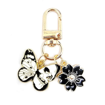 Cute Animal Flower Butterfly Alloy Keychain