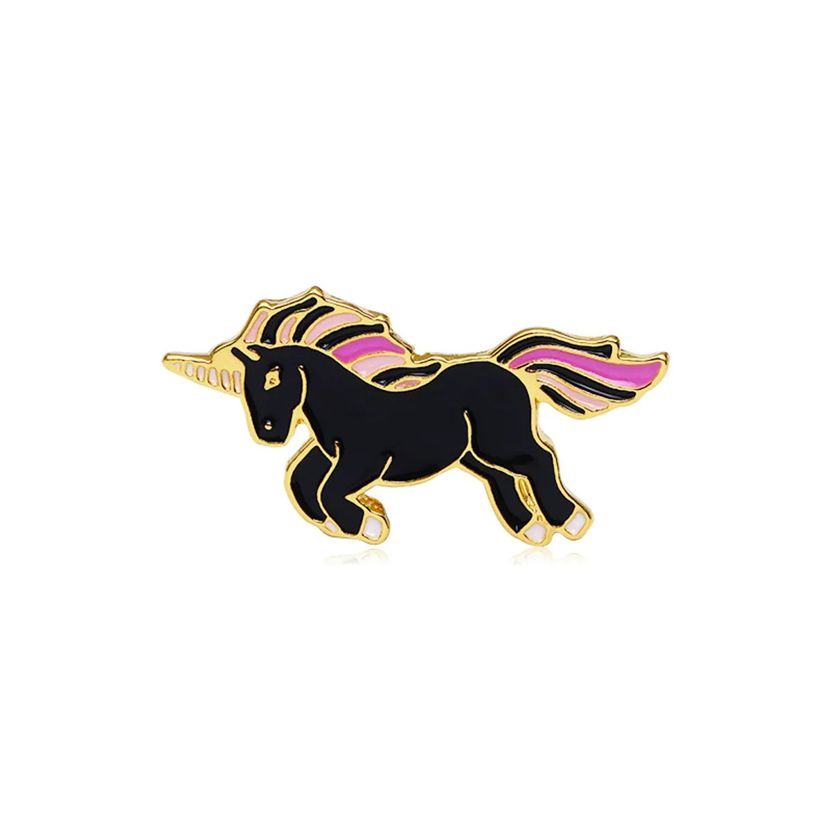 Cute Animal Metal Enamel Unisex Brooches